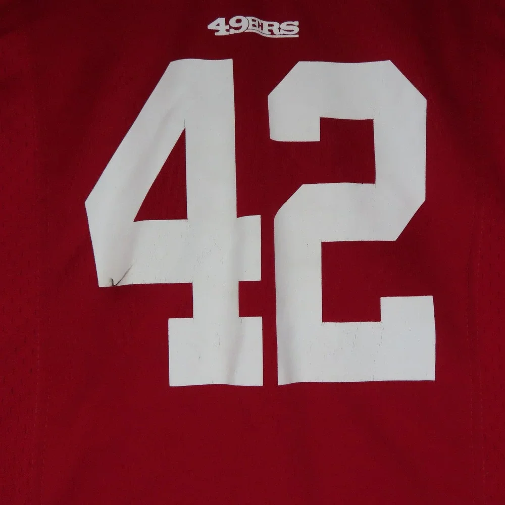 Nike San Francisco 49ers Ronnie Lott 42 Jersey Youth Small‎ Red Football NFL